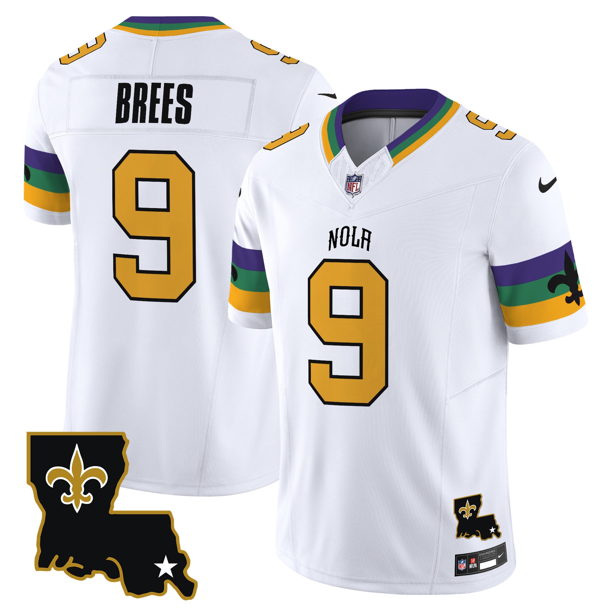 Men's Saints 2025 New Orleans City Vapor Limited Jersey - All Stitched