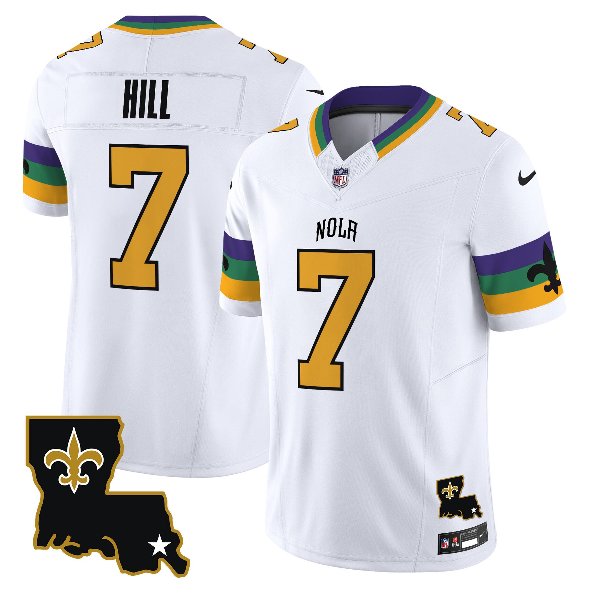 Men's Saints 2025 New Orleans City Vapor Limited Jersey - All Stitched