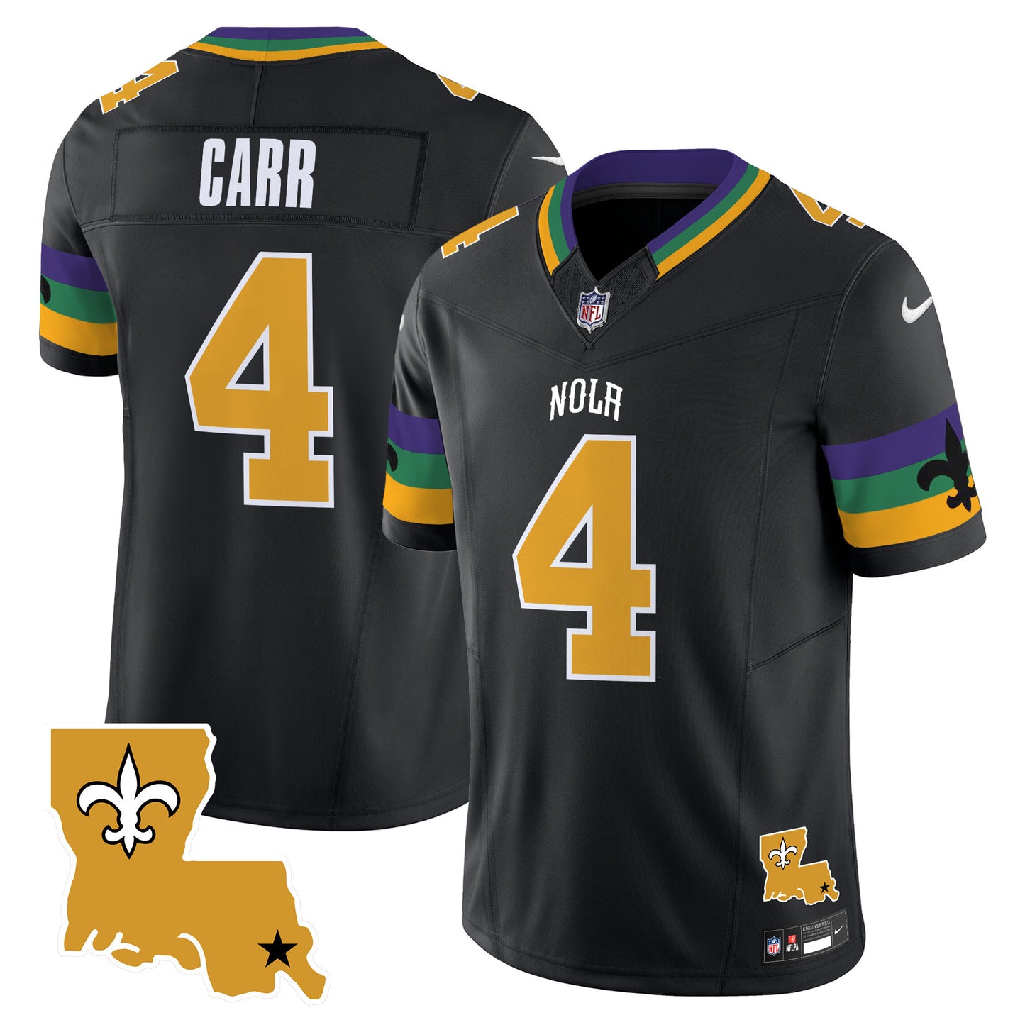 Men's Saints 2025 New Orleans City Vapor Limited Jersey - All Stitched