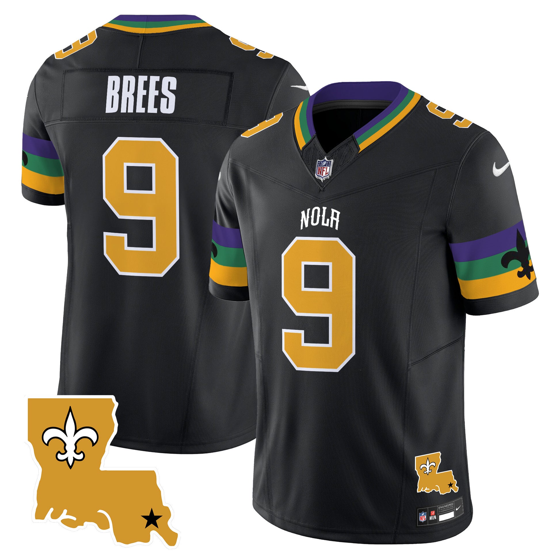 Men's Saints 2025 New Orleans City Vapor Limited Jersey - All Stitched