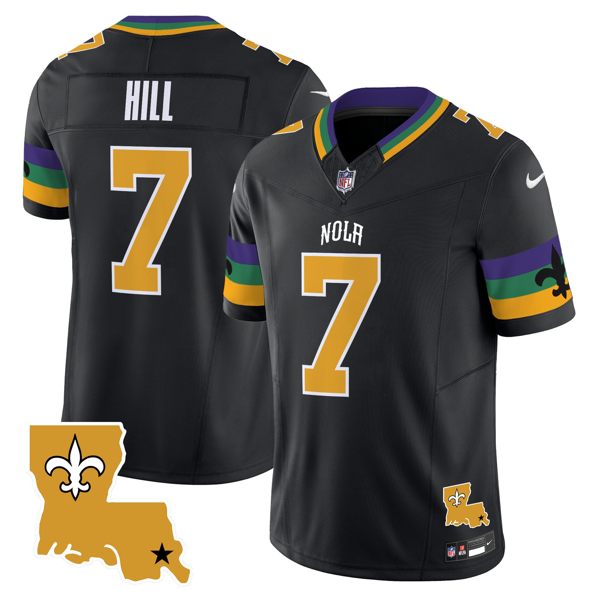 Men's Saints 2025 New Orleans City Vapor Limited Jersey - All Stitched