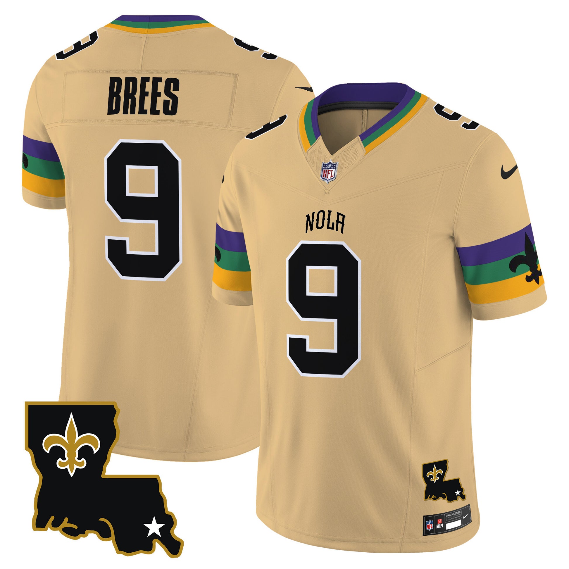 Men's Saints 2025 New Orleans City Vapor Limited Jersey - All Stitched