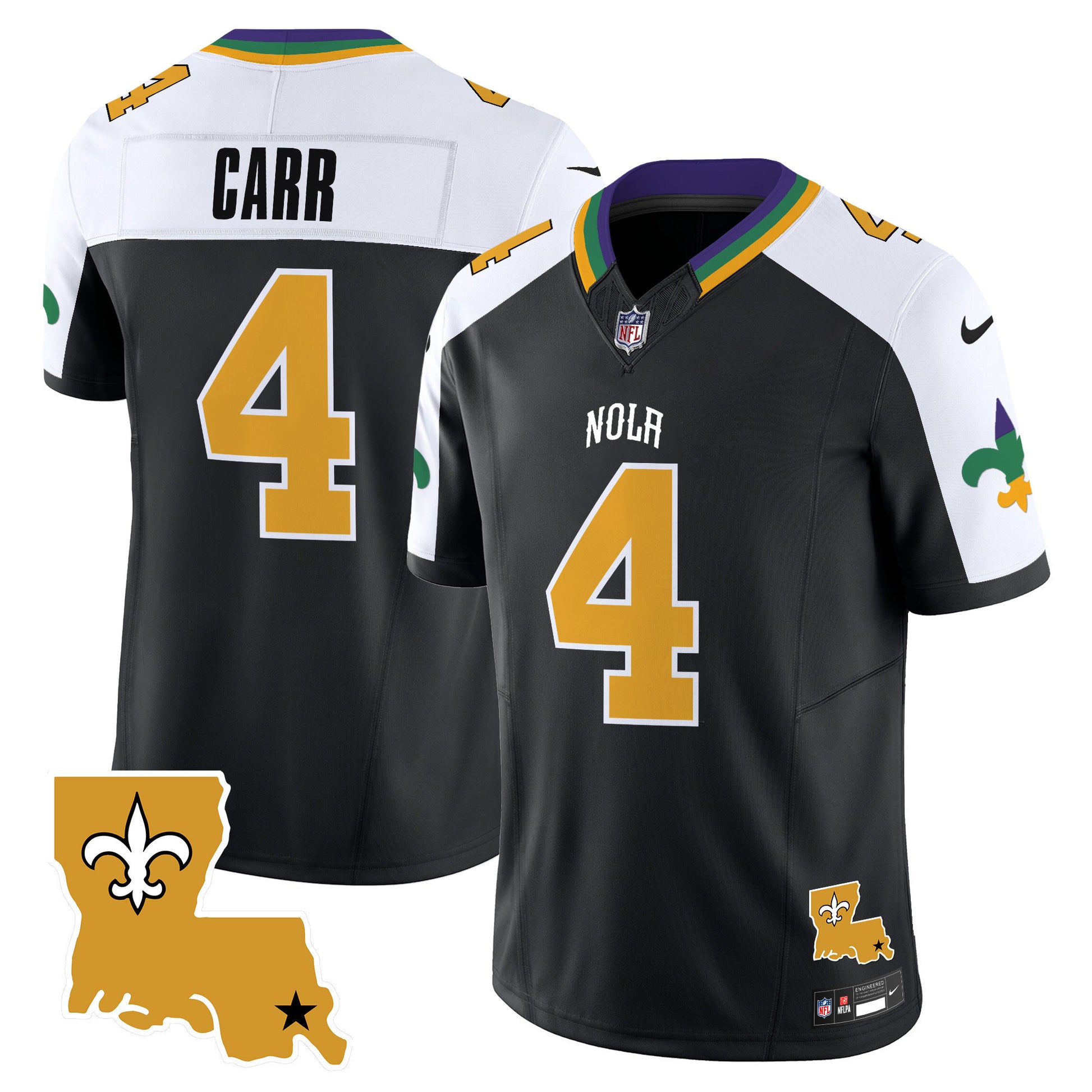 Men's Saints 2025 New Orleans City Vapor Limited Jersey - All Stitched