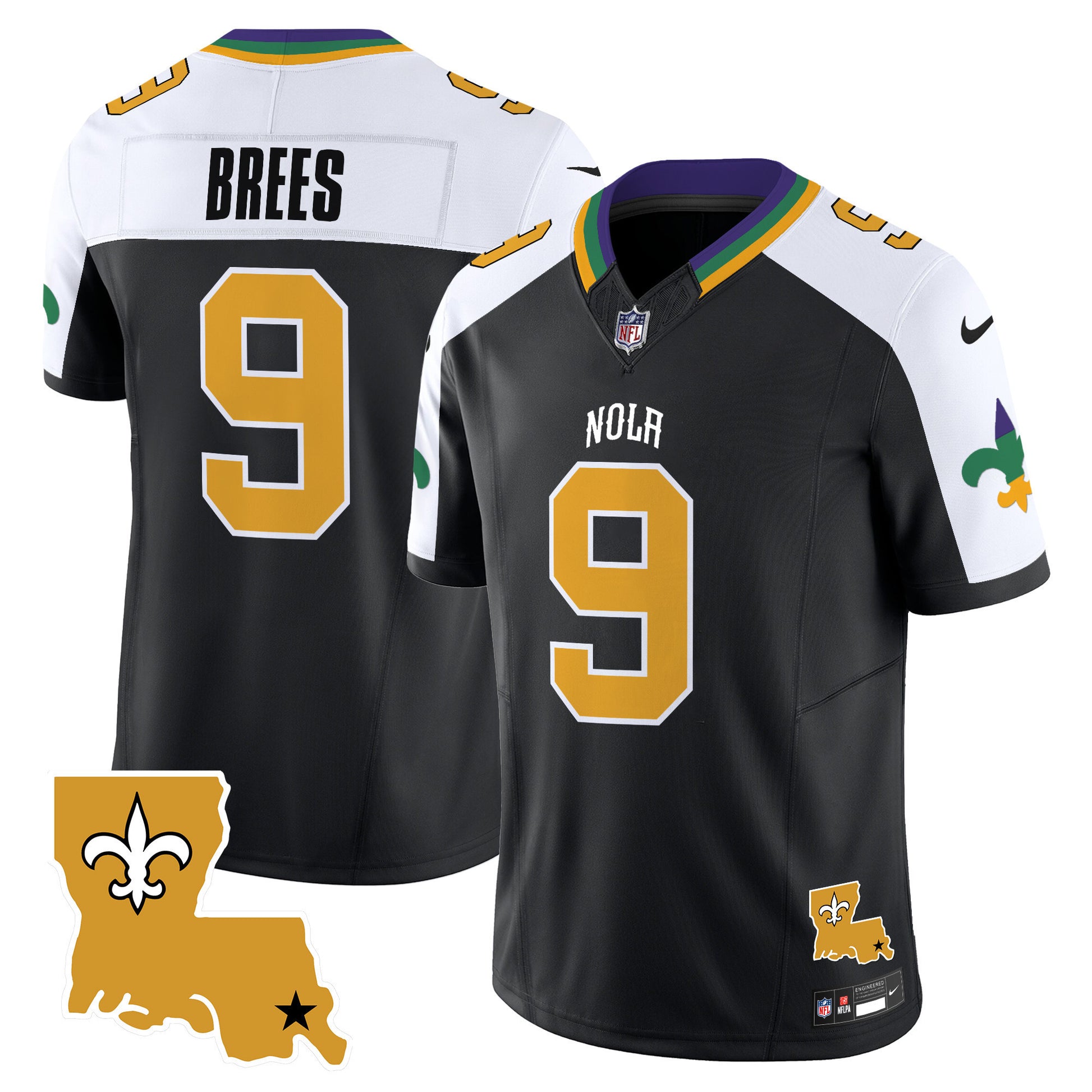 Men's Saints 2025 New Orleans City Vapor Limited Jersey - All Stitched