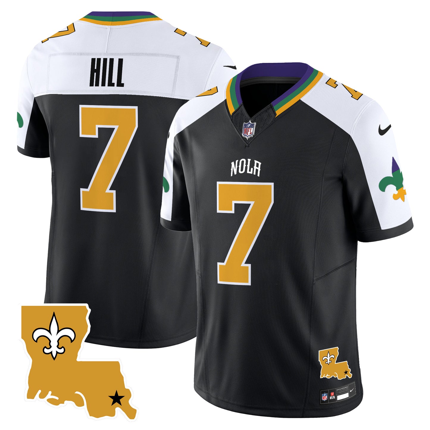 Men's Saints 2025 New Orleans City Vapor Limited Jersey - All Stitched