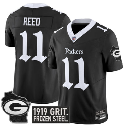 Men's Green Bay Packers 'Gothic Frozen Tundra Edition' Vapor Limited Jersey - All Stitched