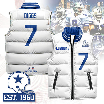 Dallas Cowboys Unisex Puffer Vest