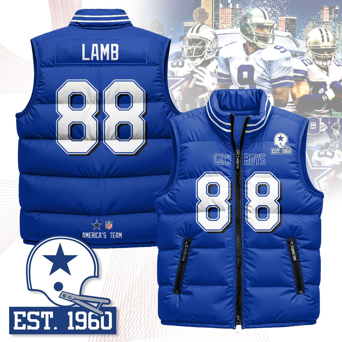 DAL Unisex Puffer Vest