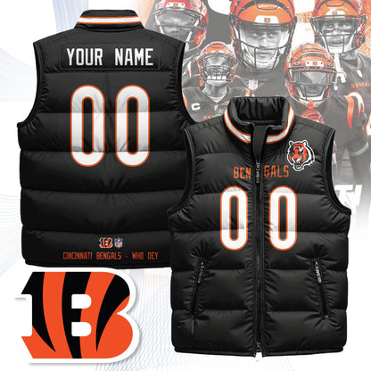 Cincinnati Bengals Unisex Puffer Vest