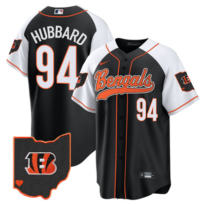 Men's Bengals Ohio Patch Baseball Jersey - All Stitched