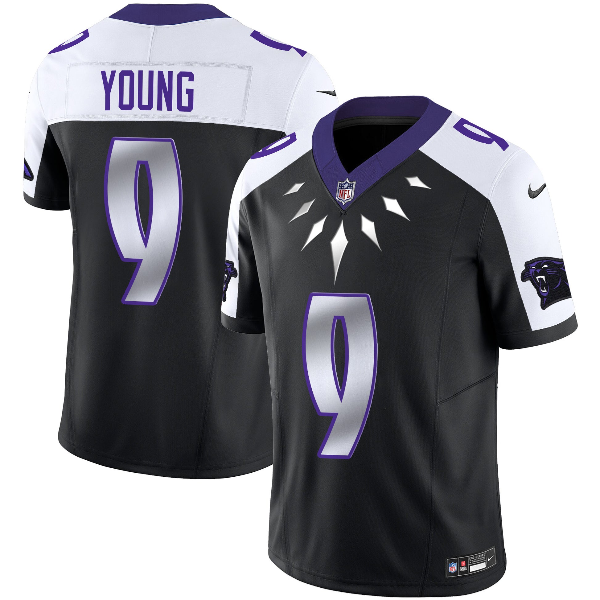 Men's Carolina Panthers Wakanda Vapor Limited Jersey - All Stitched