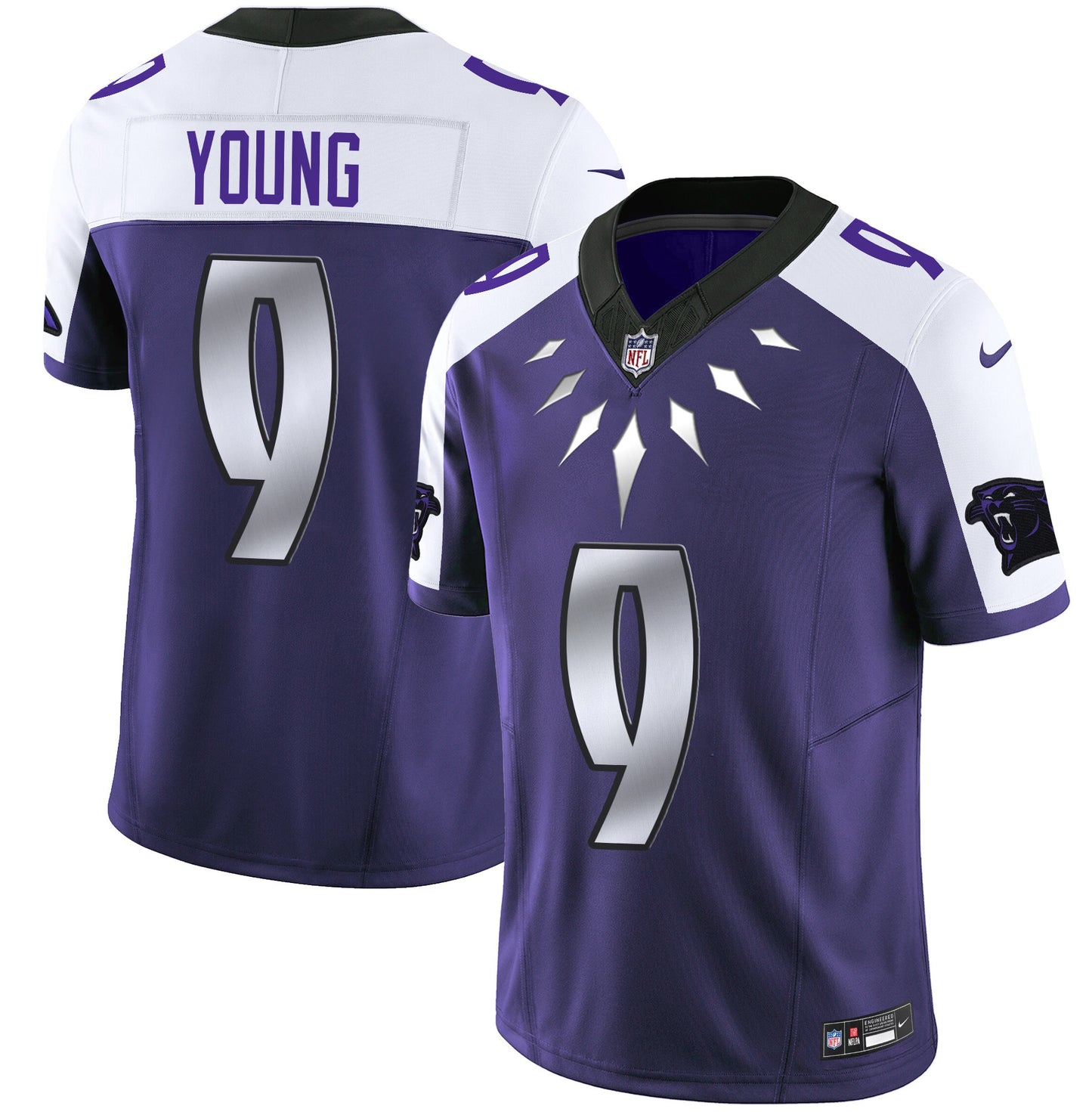 Men's Carolina Panthers Wakanda Vapor Limited Jersey - All Stitched