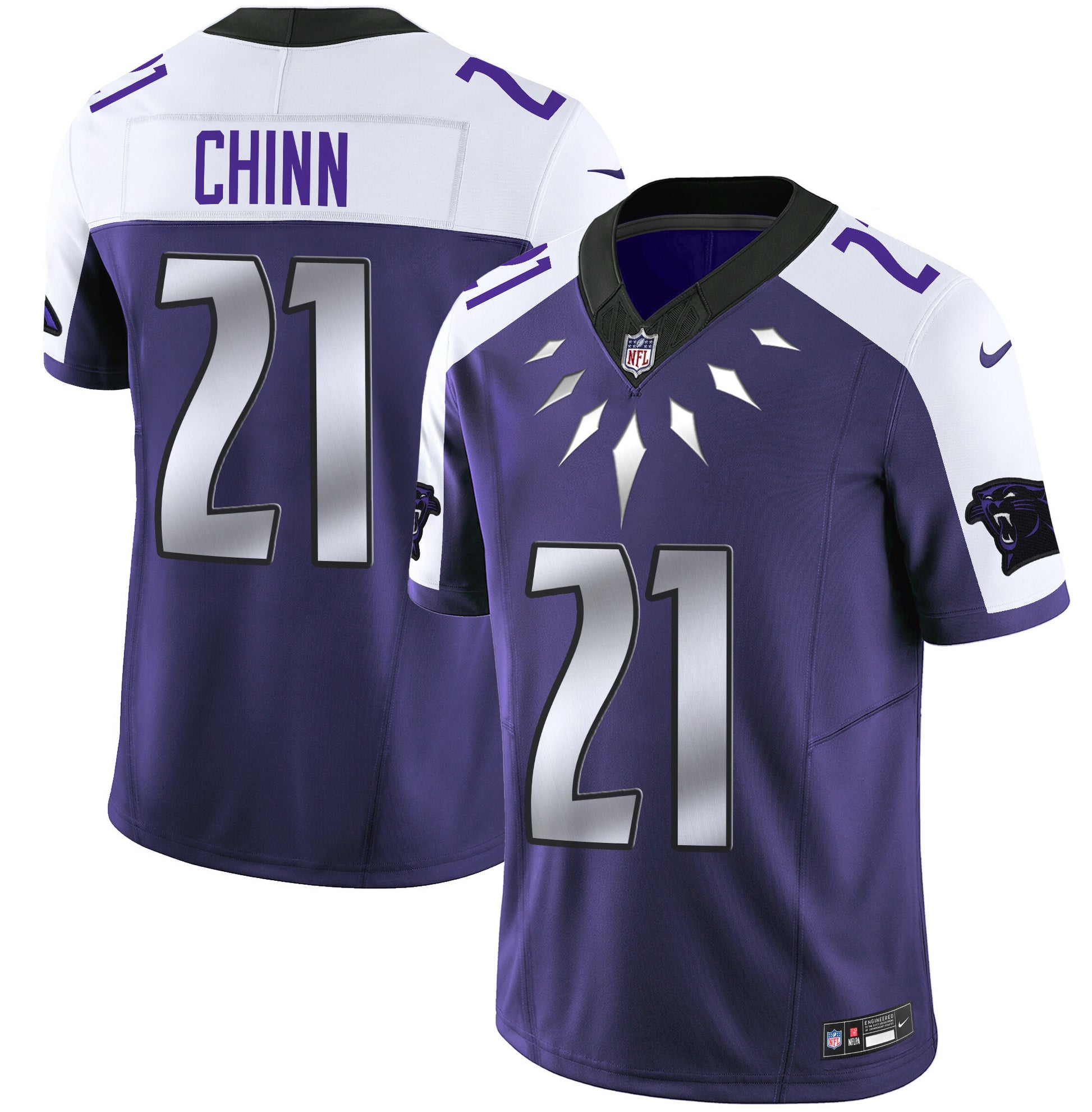 Men's Carolina Panthers Wakanda Vapor Limited Jersey - All Stitched