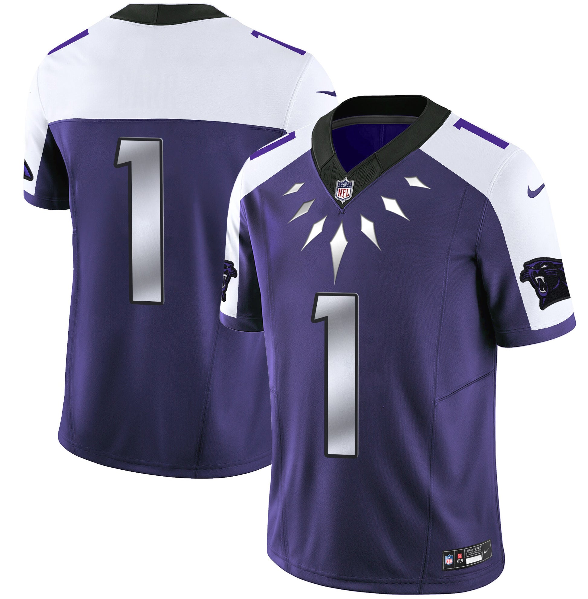 Men's Carolina Panthers Wakanda Vapor Limited Jersey - All Stitched