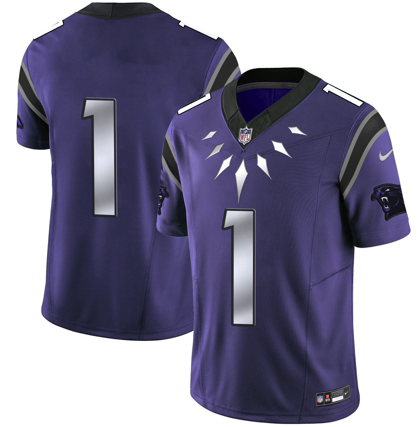 Men's Carolina Panthers Wakanda Vapor Limited Jersey - All Stitched