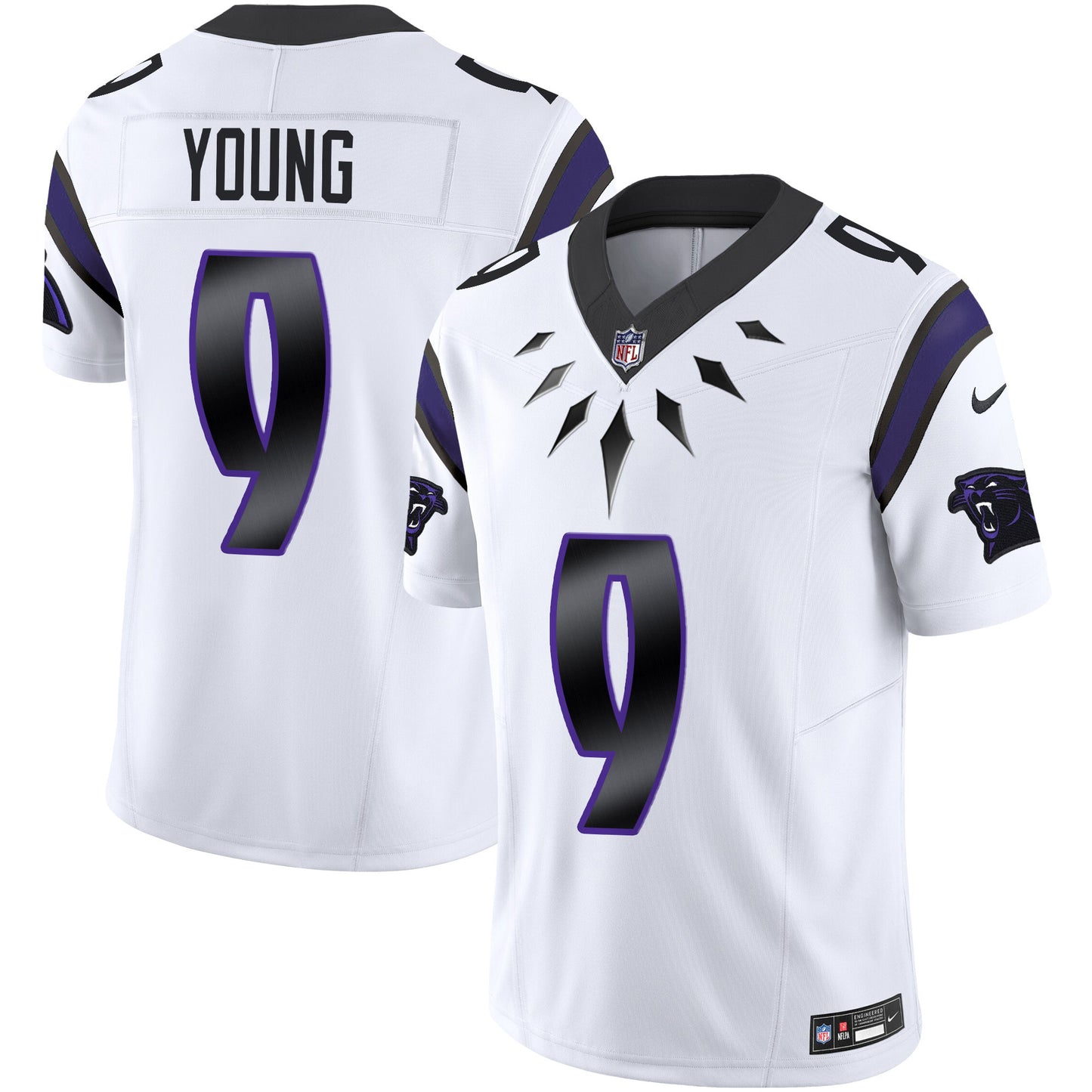 Men's Carolina Panthers Wakanda Vapor Limited Jersey - All Stitched