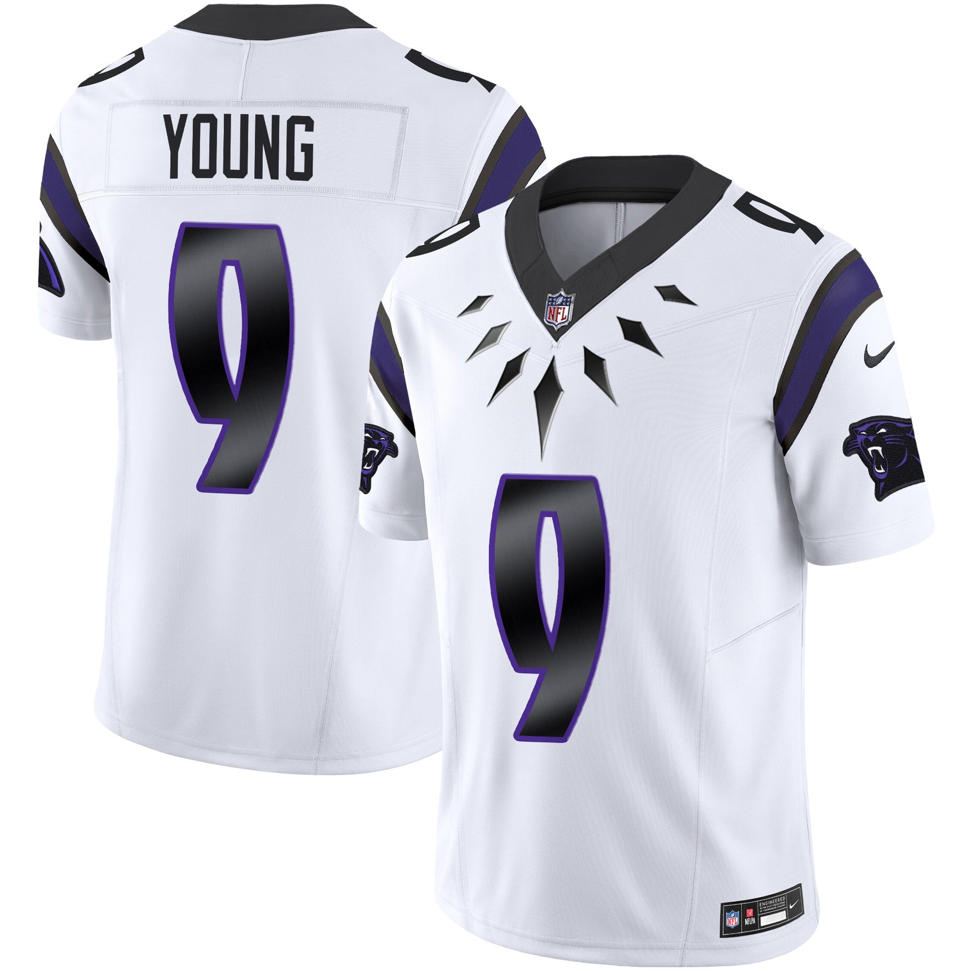 Men's Carolina Panthers Wakanda Vapor Limited Jersey - All Stitched