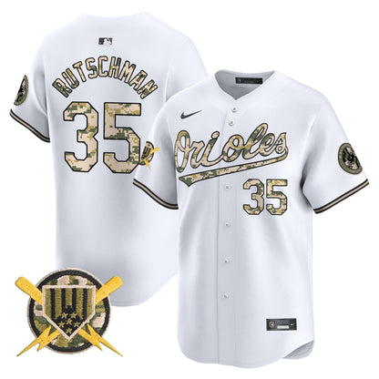 Men's Baltimore Orioles Armed Forces Day Vapor Premier Limited Jersey - All Stitched