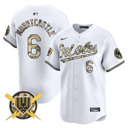 Men's Baltimore Orioles Armed Forces Day Vapor Premier Limited Jersey - All Stitched