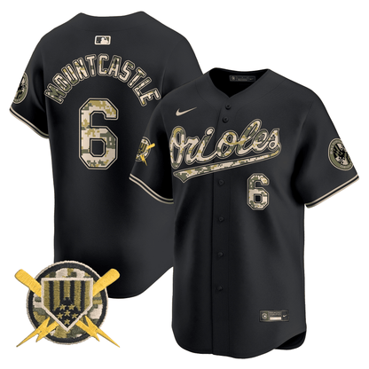 Men's Baltimore Orioles Armed Forces Day Vapor Premier Limited Jersey - All Stitched