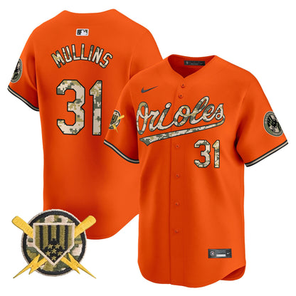 Men's Baltimore Orioles Armed Forces Day Vapor Premier Limited Jersey - All Stitched