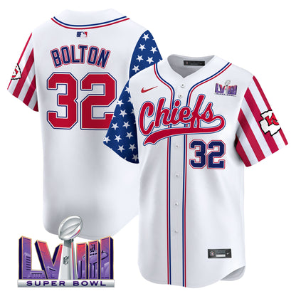 Men's Chiefs 2024 American Style Vapor Premier Limited Jersey - All Stitched
