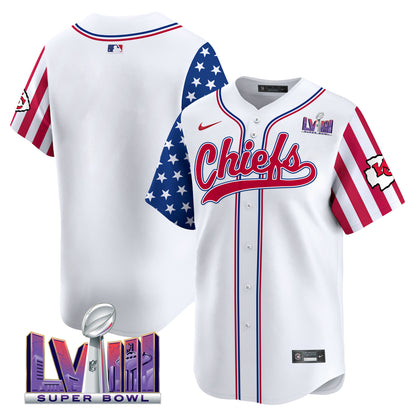 Men's Chiefs 2024 American Style Vapor Premier Limited Jersey - All Stitched