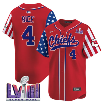Men's Chiefs 2024 American Style Vapor Premier Limited Jersey - All Stitched