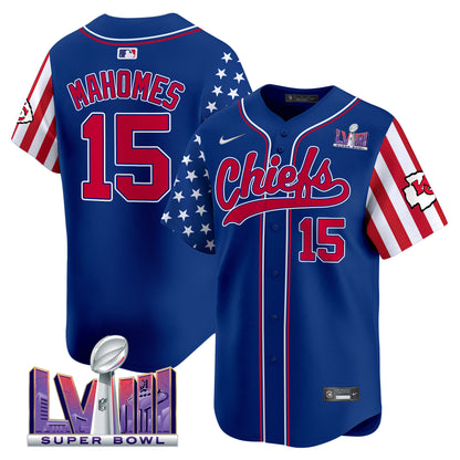 Men's Chiefs 2024 American Style Vapor Premier Limited Jersey - All Stitched