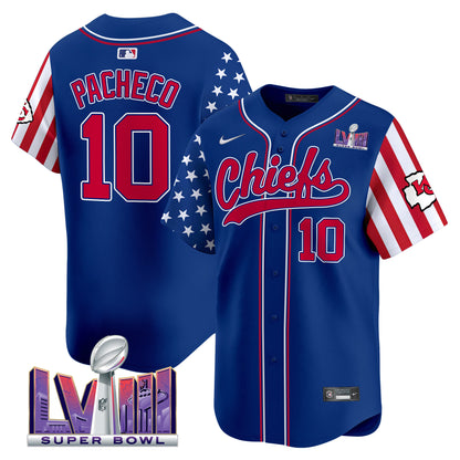 Men's Chiefs 2024 American Style Vapor Premier Limited Jersey - All Stitched