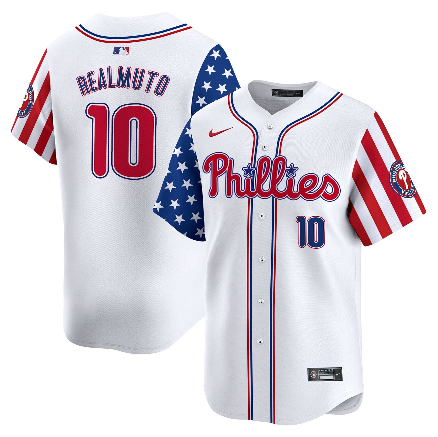 Men's Phillies 2025 Independence Day Vapor Premier Limited Jersey - All Stitched