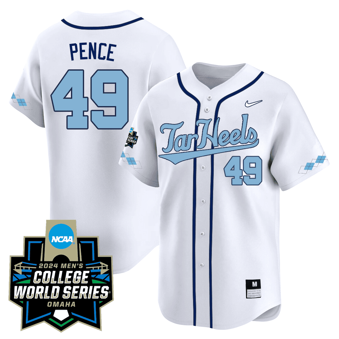 Men's North Carolina Tar Heels 2024 College World Series Patch Vapor Premier Limited Jersey - All Stitched