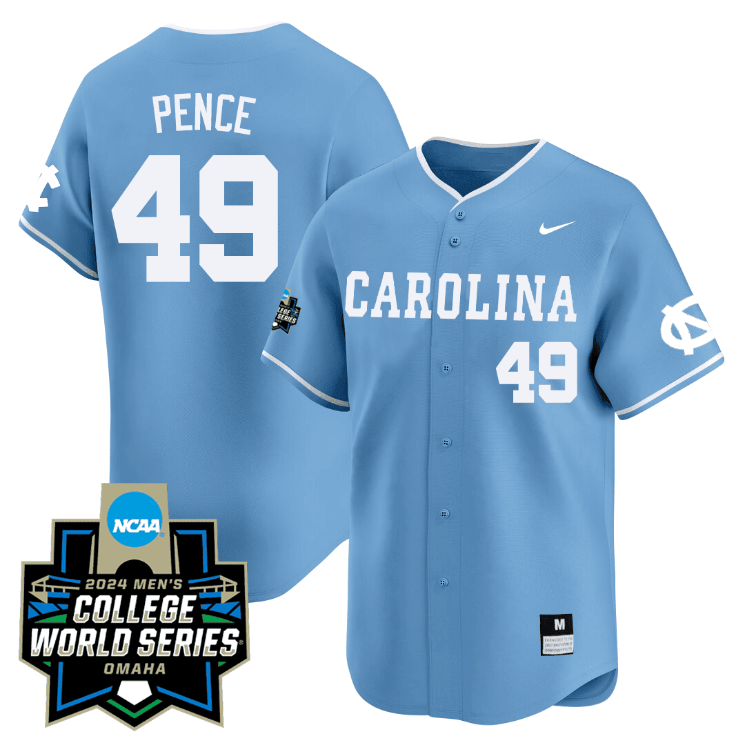 Men's North Carolina Tar Heels 2024 College World Series Patch Vapor Premier Limited Jersey - All Stitched