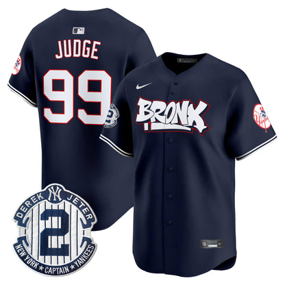 Men's New York Yankees The Bronx Graffiti Vapor Premier Limited Jersey V4 - All Stitched
