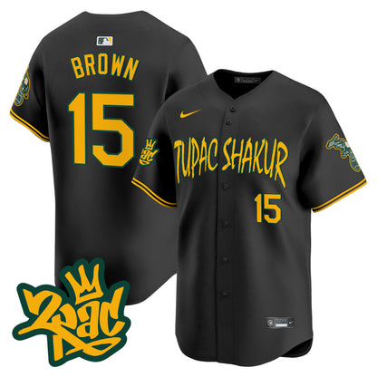 Men's Oakland Athletics Tupac Shakur Vapor Premier Limited Jersey - All Stitched