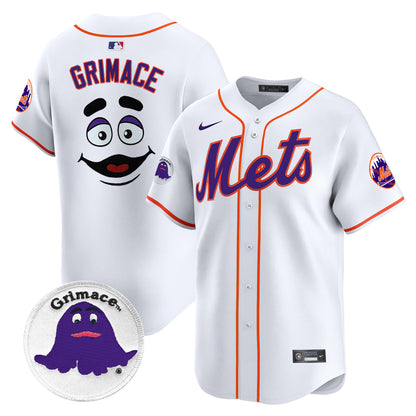 Men's Mets Grimace Vapor Premier Limited Jersey - All Stitched