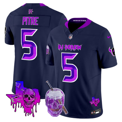Men's Houston Texans DJ Screw Vapor Limited Jersey - All Stitched