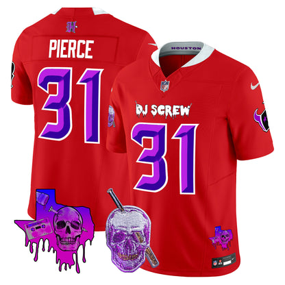 Men's Houston Texans DJ Screw Vapor Limited Jersey - All Stitched