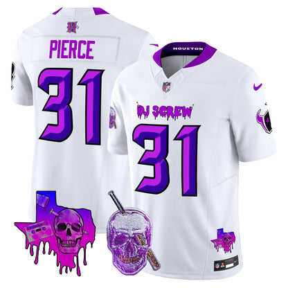 Men's Houston Texans DJ Screw Vapor Limited Jersey - All Stitched