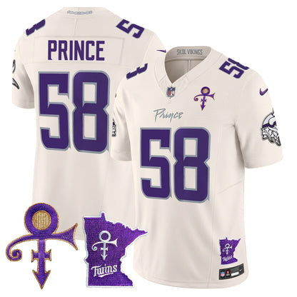 Men's Minnesota Vikings 2024 Prince Vapor Limited Jersey V2 - All Stitched