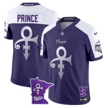 Men's Minnesota Vikings 2024 Prince Vapor Limited Jersey V2 - All Stitched
