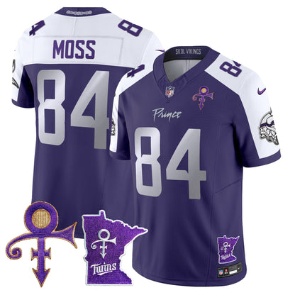 Men's Minnesota Vikings 2024 Prince Vapor Limited Jersey V2 - All Stitched