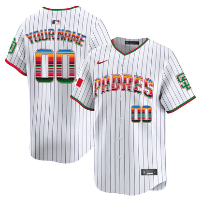 San Diego Padres Mexico Premier Limited Custom Jersey - All Stitched