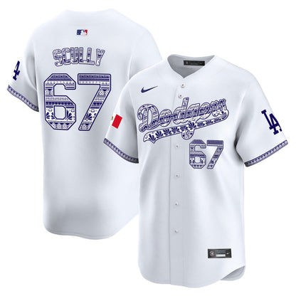 Los Angeles Dodgers Mexico Vapor Premier Limited Jersey V3 - All Stitched