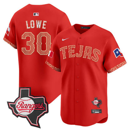 TEX Mexico Texas Patch Vapor Premier Limited Jersey - All Stitched