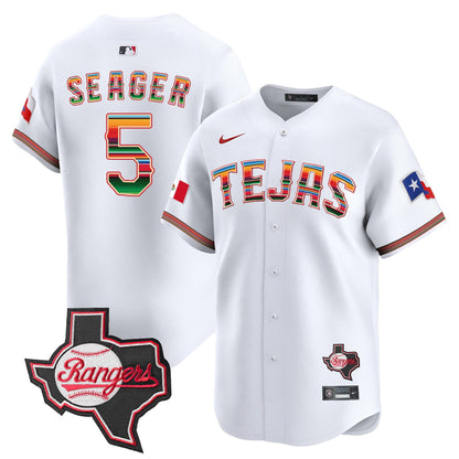 TEX Mexico Texas Patch Vapor Premier Limited Jersey - All Stitched