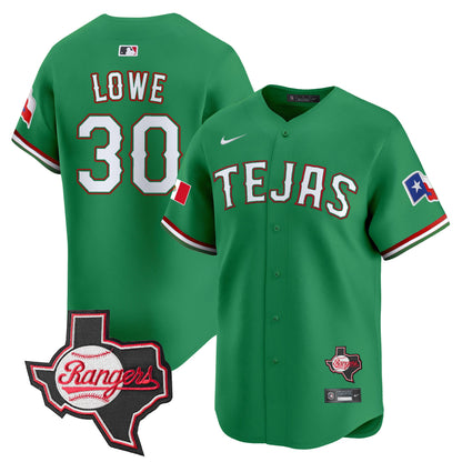 TEX Mexico Texas Patch Vapor Premier Limited Jersey - All Stitched