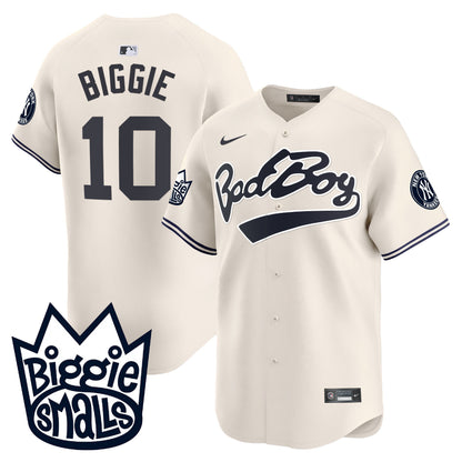 Men's New York Yankees Biggie Smalls Vapor Premier Limited Jersey - All Stitched