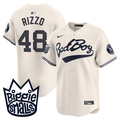 Men's New York Yankees Biggie Smalls Vapor Premier Limited Jersey - All Stitched