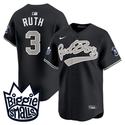 Men's New York Yankees Biggie Smalls Vapor Premier Limited Jersey - All Stitched